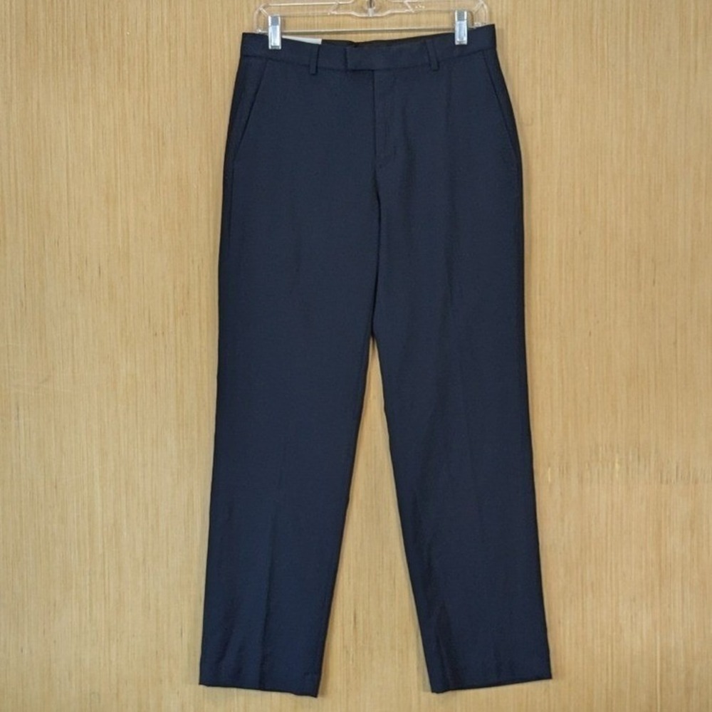 Calvin‎ Klein Mens Black Straight Fit Cool Tech Non-Iron Dress Pants 29x30 NWT